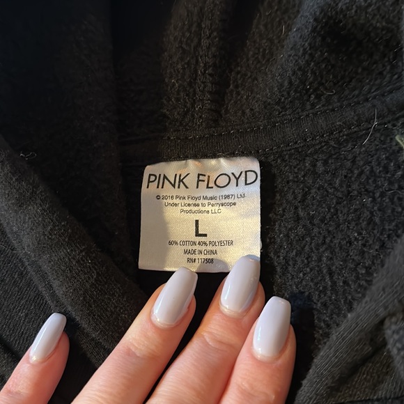 Unisex Pink Floyd hoodie. Black Pink Floyd sweatshirt size Large - Picture 2 of 6